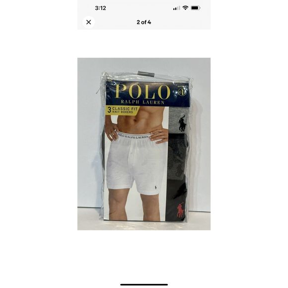 Polo Ralph Lauren Men’s Sz L Classic Fit Knit Boxers 3 Pk. Underwear 100% Cotton - Picture 1 of 8